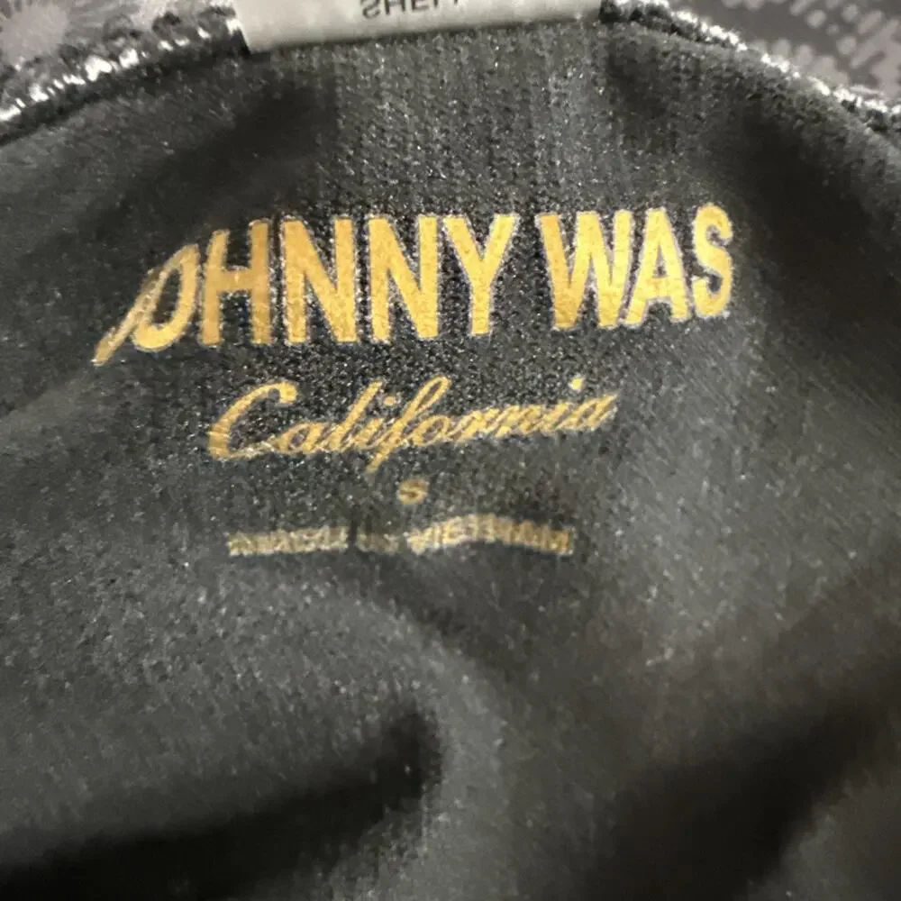 Johnny Was Color Twist black floral one-piece swimsuit Size Small NWT - Picture 11 of 11